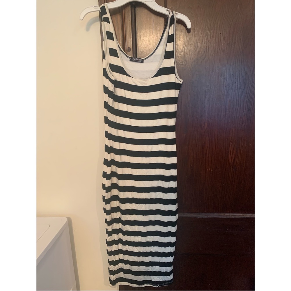 Fashion Nova Striped Dressed